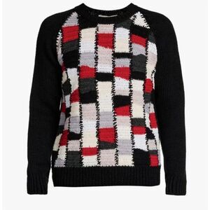Marni Multicolor Patchwork Crewneck Sweater